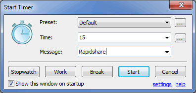 RapidShare Download Made Easier With GTD Timer